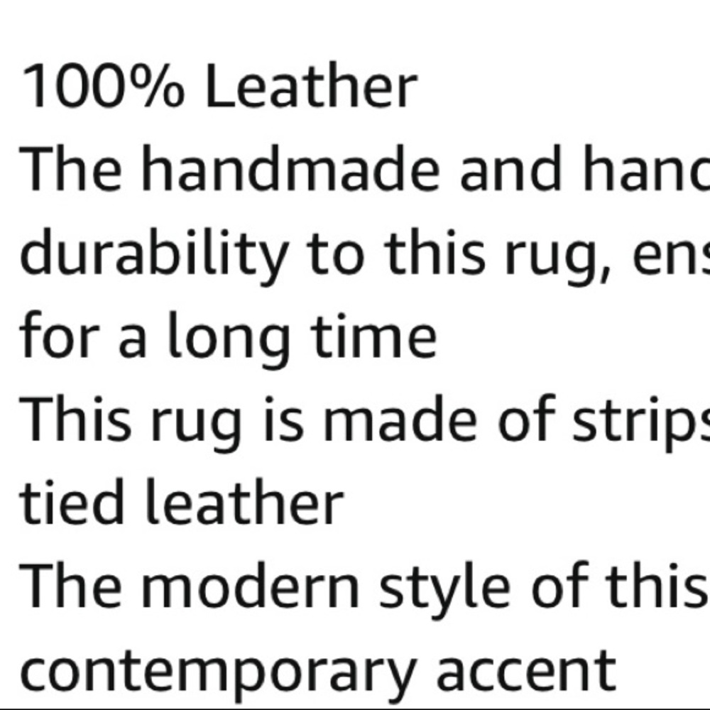 🔴Safavieh Leather Shag Round Rug🔴 - Picture 5 of 5